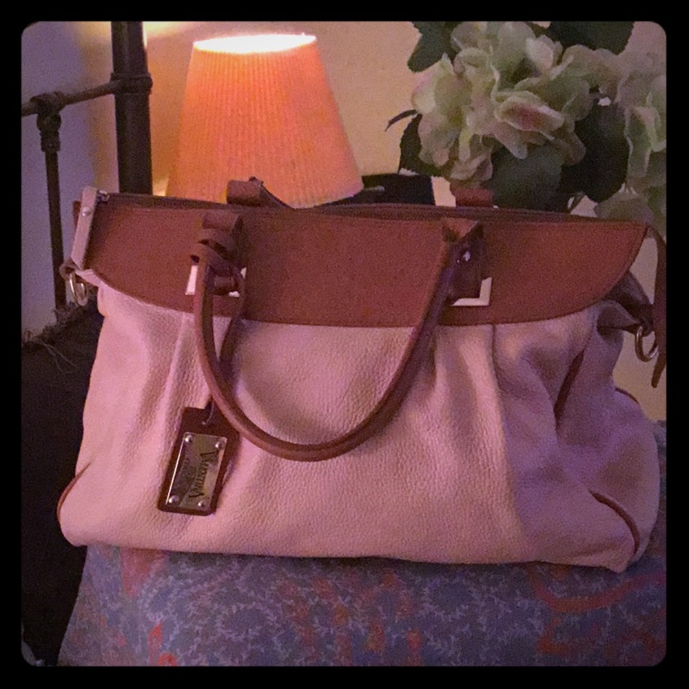 Valentina Italia Leather Satchel/Crossbody Handbag
